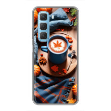 Чохол з унікальним дизайном 'Осінь з кавою' для Infinix Hot 50 5G – Кава і гарбузики