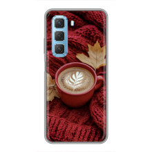 Чохол з унікальним дизайном 'Осінь з кавою' для Infinix Hot 50 5G – Кава на ковдрі