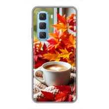Чохол з унікальним дизайном 'Осінь з кавою' для Infinix Hot 50 5G
