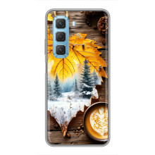 Чохол з унікальним дизайном 'Осінь з кавою' для Infinix Hot 50 5G – Осінньо-зимове кава