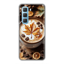 Чохол з унікальним дизайном 'Осінь з кавою' для Infinix Hot 50 5G – Пряна кава