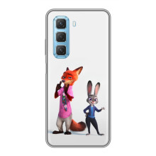Силіконовий чохол з принтом Зоотрополіс для Infinix Hot 50 5G – Джуді і Нік