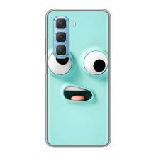 Силиконовые Чехлы (смешные стикеры) для Infinix Hot 50 5G – мордочка
