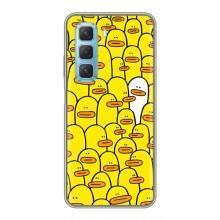 Силиконовый бампер с картинкой животных для Infinix Hot 50 5G (Особенный)