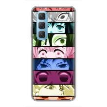Силіконові чохлі з очіма Anime для Ініфінікс Хот 50 5G – Очі Хашира