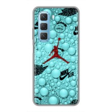 Силиконовый Чехол Nike Air Jordan на Инфиникс Хот 50 5G (Джордан Найк)