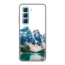Силиконовый чехол с КАРТИНКАМИ лето для Infinix Hot 50 5G (AlphaPrint) (Гори)