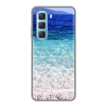Силиконовый чехол с КАРТИНКАМИ лето для Infinix Hot 50 5G (AlphaPrint) (Море)