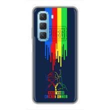 Чохол (TPU) з картинкою "Лого Пабг" на Ініфінікс Хот 50 5G – Арт Пабг