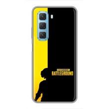 Чохол (TPU) з картинкою "Лого Пабг" на Ініфінікс Хот 50 5G – Battlegrounds