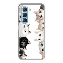 Силіконовий чохол з котиком для Infinix Hot 50 5G (Коти)
