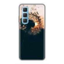 Силиконовый Чехол с одуванчиками на Infinix Hot 50 5G – Красивый одуванчик