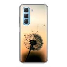 Силиконовый Чехол с одуванчиками на Infinix Hot 50 5G – Роздумаханый одуванчик