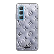 Текстурний Чохол Louis Vuitton для Ініфінікс Хот 50 5G – Білий ЛВ