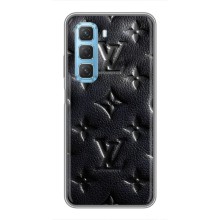 Текстурный Чехол Louis Vuitton для Инфиникс Хот 50 5G – Черный ЛВ