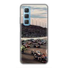 Чехол с прнтом Формула 1 на Infinix Hot 50 5G – Гонка Формула-1