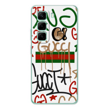 Бренднові Чохли для Infinix Hot 50 Pro Plus - (PREMIUMPrint) – Стиль GUUCI