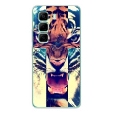 Чехлы с изображением разных животных для Infinix Hot 50 Pro Plus (Яркий Тигр)