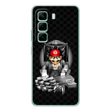 Чехлы с крутыми принтами для Infinix Hot 50 Pro Plus - (PREMIUMPrint) (Супер Марио)