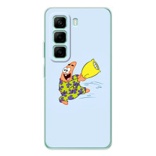 Чохли з Патріком на Infinix Hot 50 Pro Plus (Патрік із подушкою)