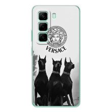 Чехлы VERSACE для Инфиникс Хот 50 Про Плюс (PREMIUMPrint) (Доберман Версаче)