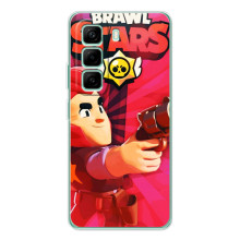 Чехол для Infinix Hot 50 Pro Plus Бравл Старс (VPrint) (Дуелянт Кольт)