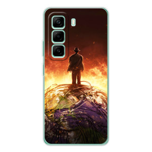 Чехол Оппенгеймер / Oppenheimer на Infinix Hot 50 Pro Plus (Ядерщик)