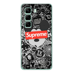 Чохол з Брендами одягу на Іnфінікс Хот 50 Про Плюс – Supreme Маус