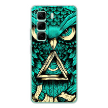 Чохол з пташками на Infinix Hot 50 Pro Plus (VPrint) (Сова з оком)