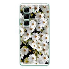 Чохол з ромашками на Infinix Hot 50 Pro Plus – Рамка в ромашках