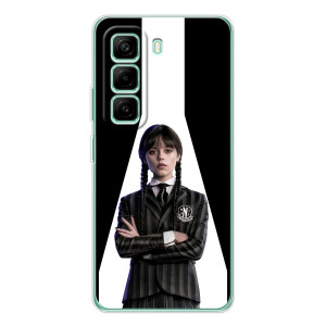 Чехлы Венсдей на Infinix Hot 50 Pro Plus Уэнсдей (AlphaPrint)