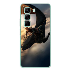 Чохол дракон Беззубик для Infinix Hot 50 Pro Plus – Політ Беззубика