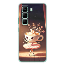 Чехол с мемом Тралалело тралала на Infinix Hot 50 Pro Plus (Балерина капучина)