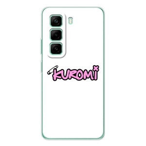 Чехол с персонажем Куроми на Infinix Hot 50 Pro Plus – Лого Куроми