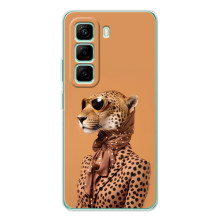 Чохол з принтом стильні тварини для Інфінікс Хот 50 Про Плюс (Стильний леопард)