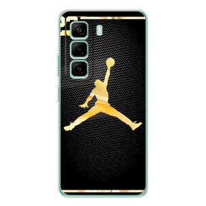 Силиконовый Чехол Nike Air Jordan на Иnфиникс Хот 50 Про Плюс – Джордан 23