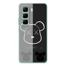 Чехлы для Infinix Hot 50 Pro - Bearbrick Louis Vuitton (PREMIUMPrint) (БеарБрик глаза)