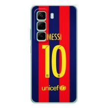 Чехлы Месси для Infinix Hot 50 Pro (AlphaPrint) (Messi Barca 10)