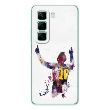 Чехлы Месси для Infinix Hot 50 Pro (AlphaPrint) (Messi Barca)