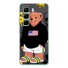 Чехлы Мишка Тедди для Хот 50 Про (Teddy USA)