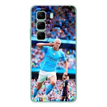 Чехлы с футболистом Ерлинг Холанд для Infinix Hot 50 Pro (AlphaPrint) (фанаты Холанда)