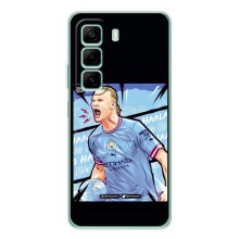 Чехлы с футболистом Ерлинг Холанд для Infinix Hot 50 Pro (AlphaPrint) (гол Эрлинг Холланд)