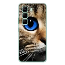 Чехлы с Котиками для Infinix Hot 50 Pro (VPrint) (Глаз кота)