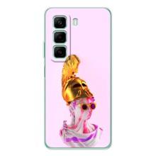 Чехол с Прикольным принтом на Infinix Hot 50 Pro (АРТ Статуя)