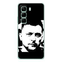 Чехол для Infinix Hot 50 Pro (AlphaPrint - с принтом Зеленского)