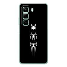 Чохол Супергерой Людина Павук на Infinix Hot 50 Pro – Лого павука