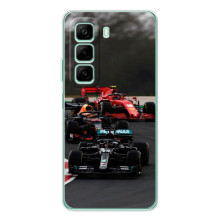 Чехол Формула1 на Infinix Hot 50 Pro – Гонка Ф1
