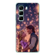 Чехол Рапунцель для Infinix Hot 50 Pro (Принцесса и принц)