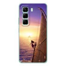 Чехол с мультфильмом Моана Infinix Hot 50 Pro (Моана в море)