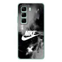 Чехол с логотипом Найк на Infinix Hot 50 Pro (Найк дымчатый)